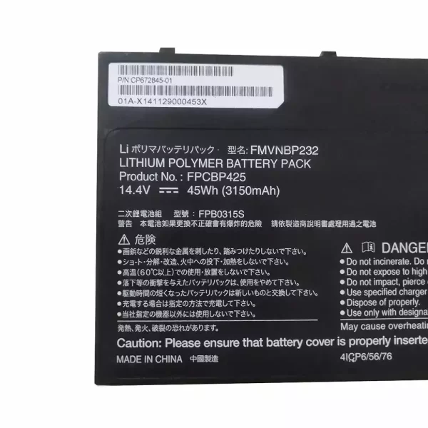 Uudenveroinen kannettavan tietokoneen akku FUJITSU Lifebook U745 T904 T935 T936 - Image 3