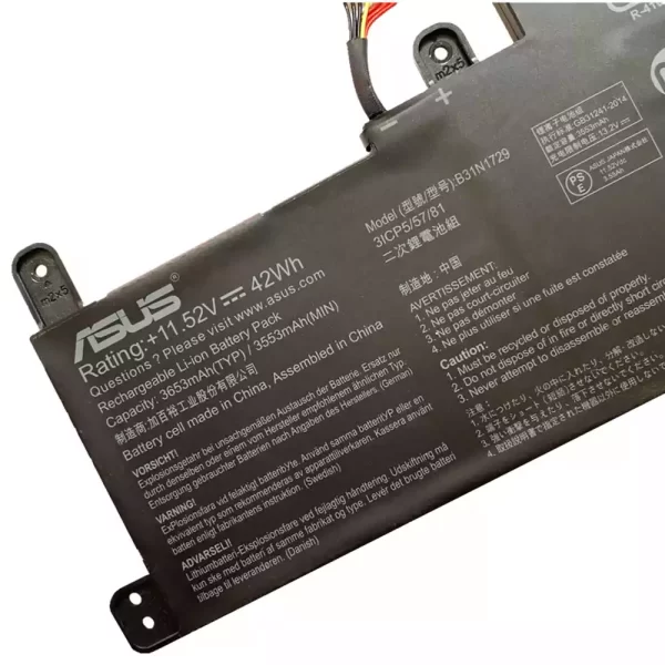 Uudenveroinen kannettavan tietokoneen akku ASUS B31N1729 - Image 3