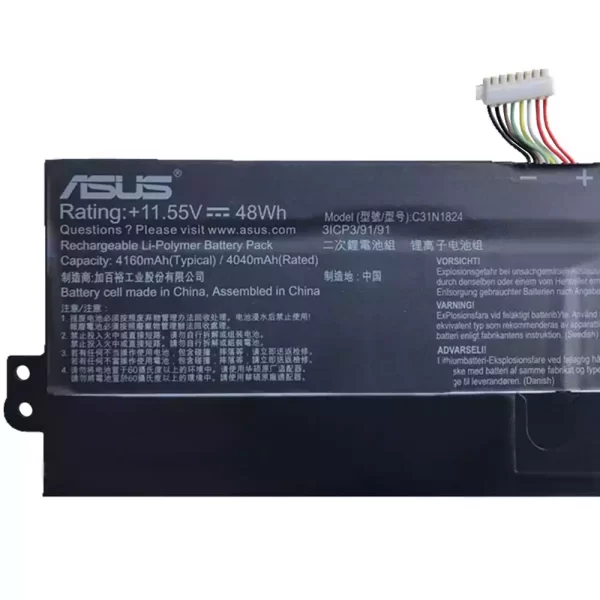Uudenveroinen kannettavan tietokoneen akku ASUS C31N1824 - Image 3