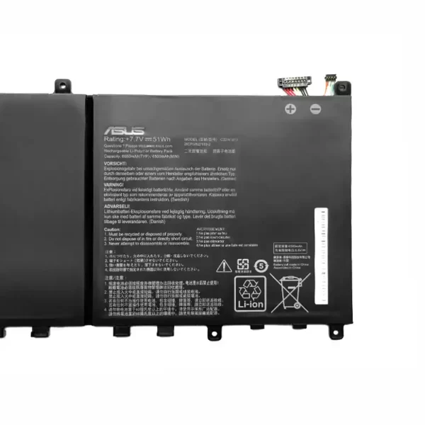 Uudenveroinen kannettavan tietokoneen akku ASUS C22N1813 - Image 4