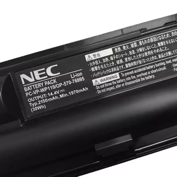 Uudenveroinen kannettavan tietokoneen akku NEC PC-VP-WP119,OP-570-76995 - Image 3
