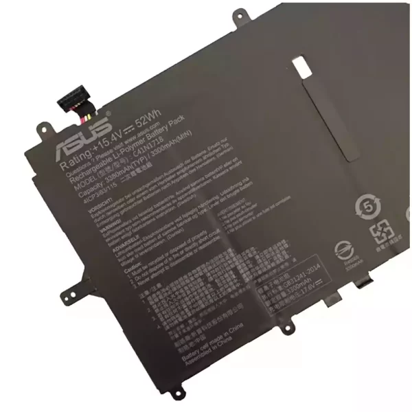 Uudenveroinen kannettavan tietokoneen akku ASUS C41N1718 - Image 3