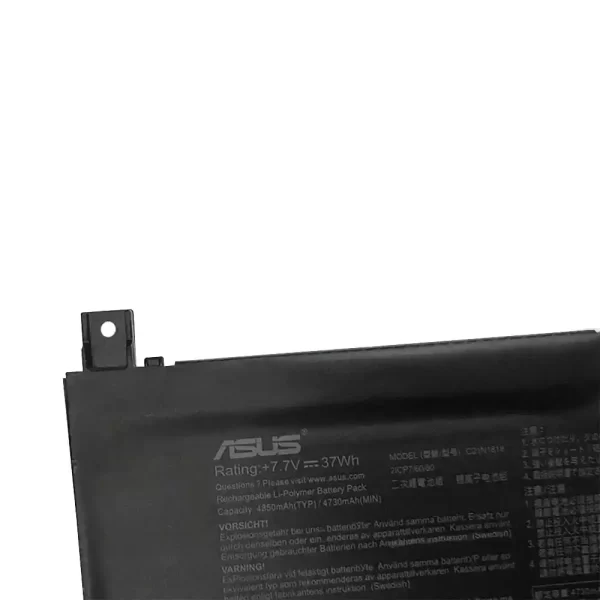 Uudenveroinen kannettavan tietokoneen akku ASUS C21N1818 - Image 3