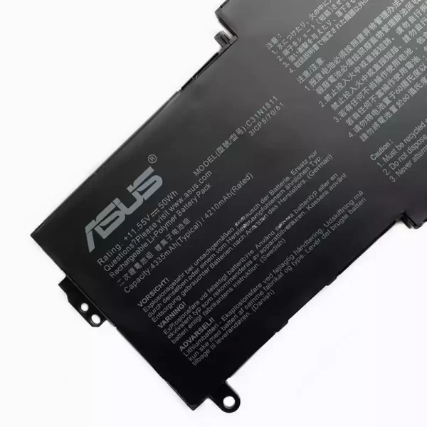 Uudenveroinen kannettavan tietokoneen akku ASUS C31N1811 - Image 3