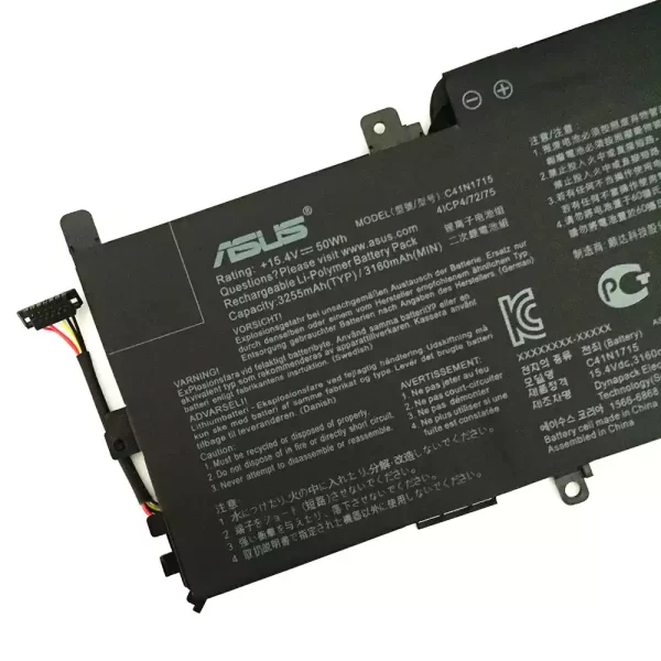 Uudenveroinen kannettavan tietokoneen akku ASUS C41N1715 - Image 3