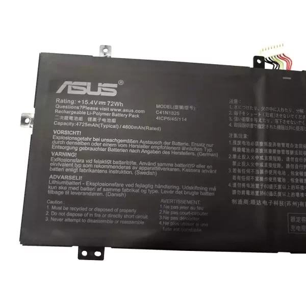 Uudenveroinen kannettavan tietokoneen akku ASUS C41N1825 - Image 3