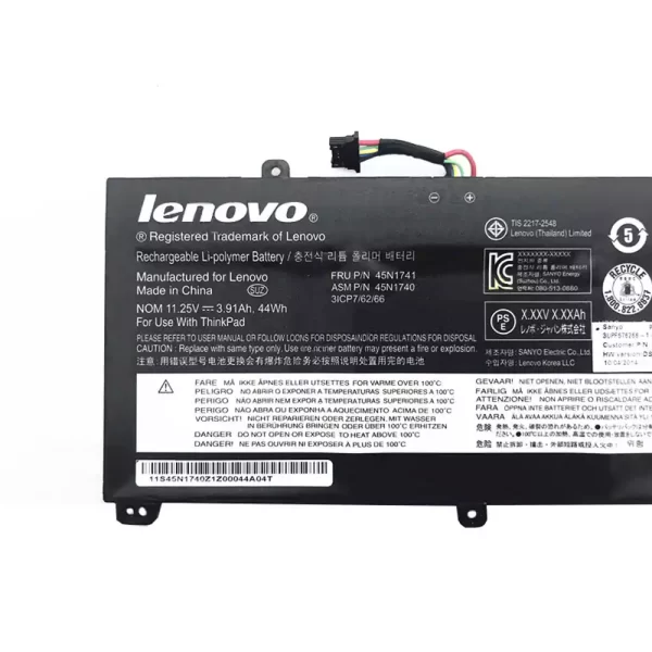 Uudenveroinen kannettavan tietokoneen akku LENOVO 45N1740 45N1741 - Image 3