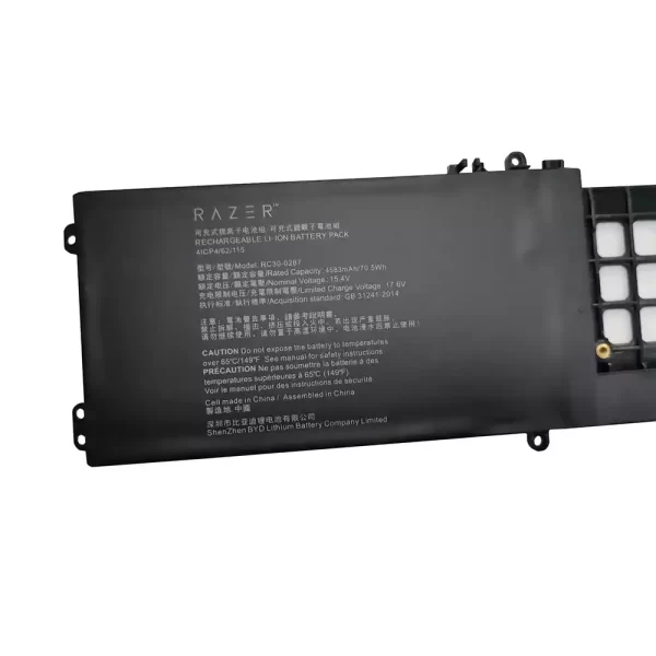 Uudenveroinen kannettavan tietokoneen akku Razer RC30-0287,RZ09-0287 - Image 3
