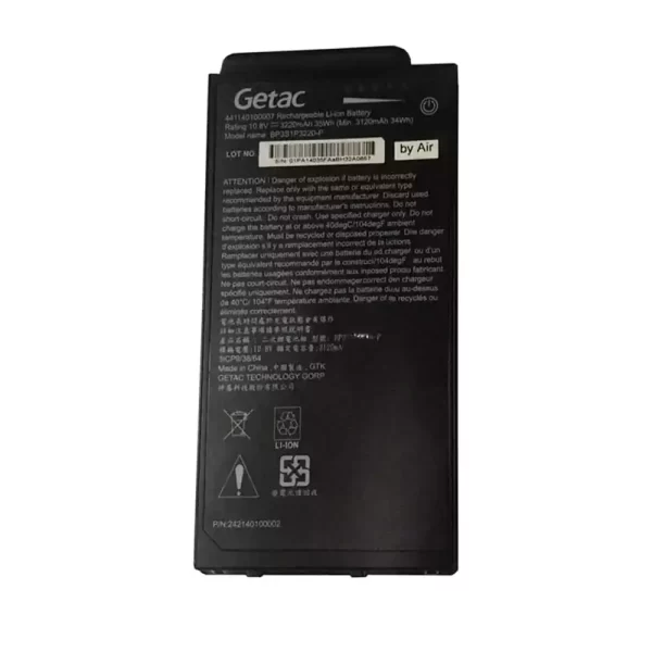 Uudenveroinen kannettavan tietokoneen akku Getac BP3S1P3220-P