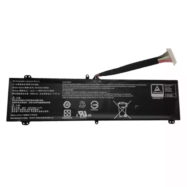 Uudenveroinen kannettavan tietokoneen akku EVGA 758-41-2633-T1,SC17,SC17 1070