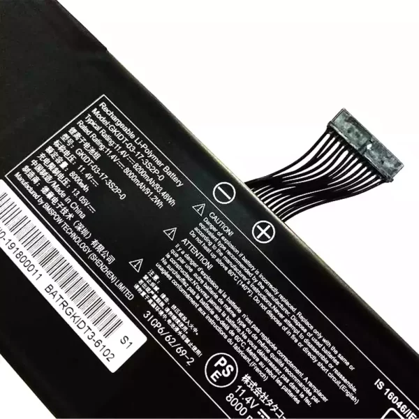 Uudenveroinen kannettavan tietokoneen akku GETAC GKIDT-03-17-3S2P-0,GKIDT-03-13-3S2P-0 - Image 3