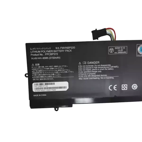 Uudenveroinen kannettavan tietokoneen akku FUJITSU Lifebook U772 - Image 3