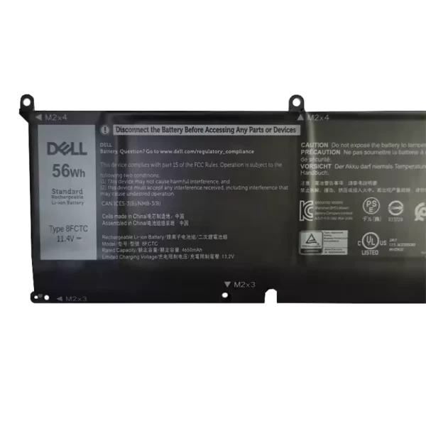 Uudenveroinen kannettavan tietokoneen akku DELL XPS 15 9500, XPS 15-9500-R1505S, XPS 15-9500-R1845S, XPS 15-9500-R1845TS, XPS 15-9500-R1945TS - Image 3