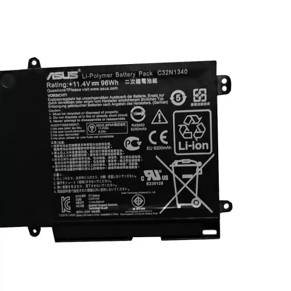 Uudenveroinen kannettavan tietokoneen akku ASUS C32N1340 - Image 3