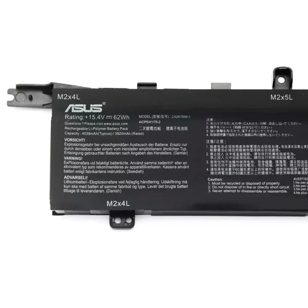 Uudenveroinen kannettavan tietokoneen akku ASUS C42N1846-1 - Image 3