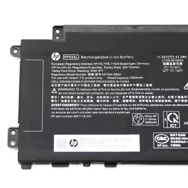 Uudenveroinen kannettavan tietokoneen akku HP PV03XL PP03XL - Image 3