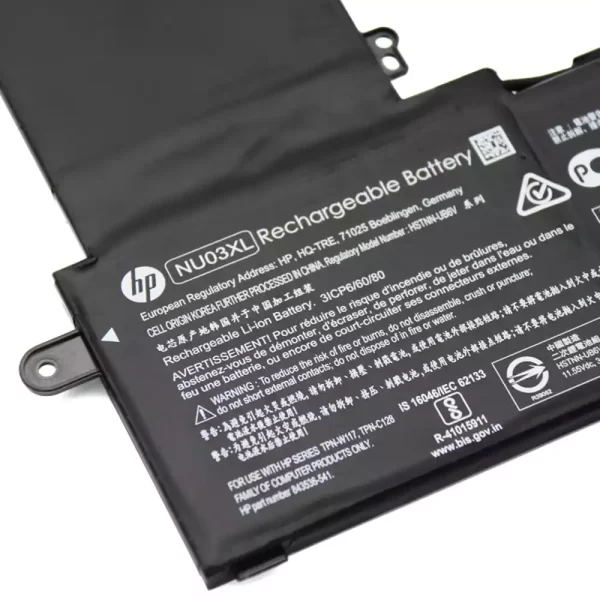 Uudenveroinen kannettavan tietokoneen akku HP TPN-W117 TPN-C128 HSTNN-UB6V 844201-855 843536-541 - Image 3