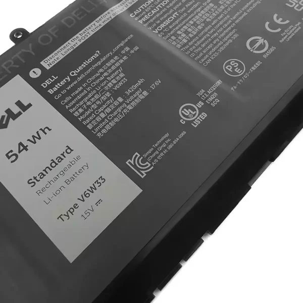 Uudenveroinen kannettavan tietokoneen akku DELL V6W33 - Image 3