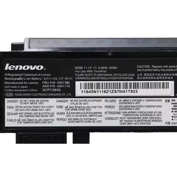 Uudenveroinen kannettavan tietokoneen akku LENOVO 45N1119 45N1118 45N1765 45N1116 X230S X240S - Image 3