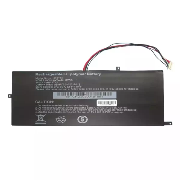 Uudenveroinen kannettavan tietokoneen akku H15*2S,ZWH15 436981G*2P X8,X8-Max