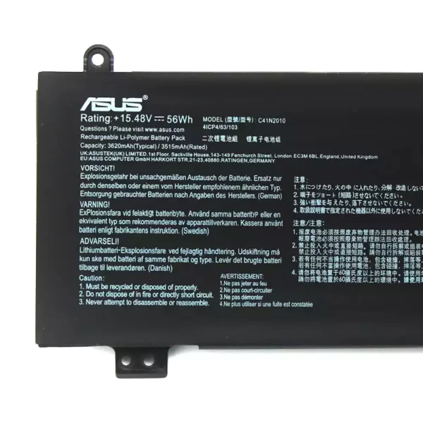 Uudenveroinen kannettavan tietokoneen akku ASUS C41N2010 - Image 3