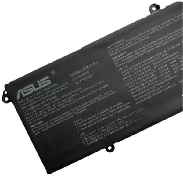 Uudenveroinen kannettavan tietokoneen akku ASUS C31N2019 C31N2019-01 - Image 3