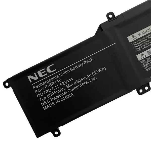 Uudenveroinen kannettavan tietokoneen akku NEC PC-VP-BP146 - Image 3