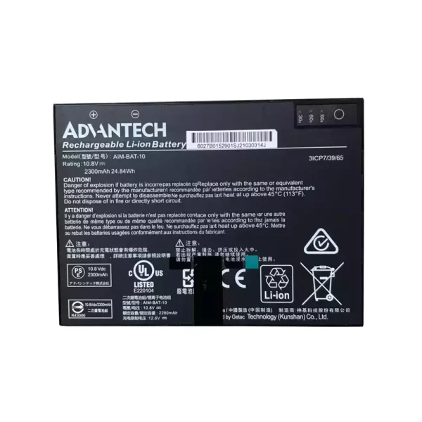 Uudenveroinen kannettavan tietokoneen akku Advantech AIM-BAT-10 AIM-68