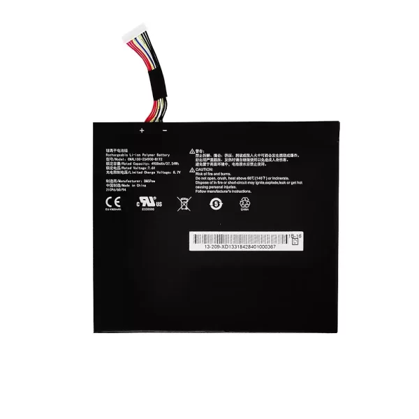 Uudenveroinen kannettavan tietokoneen akku ECS CMAL100-2S4900-B1T2