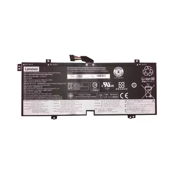 Uudenveroinen kannettavan tietokoneen akku LENOVO L19M2PD7 L19C2PD7 5B10X82537 SB10X82539