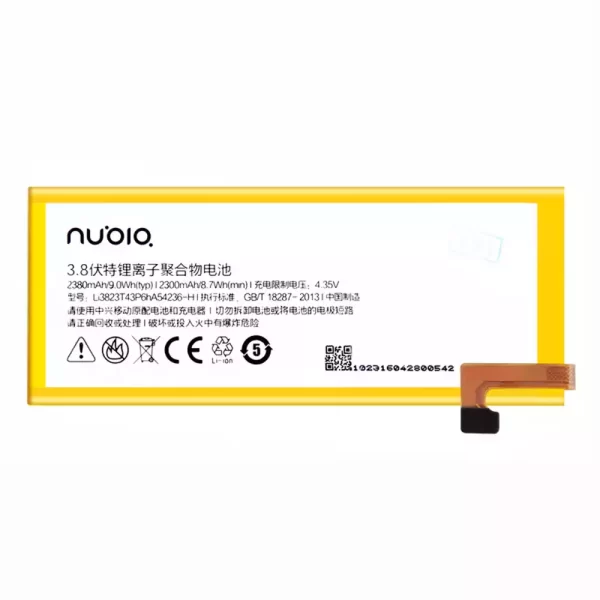 Puhelin Akku Li3828T43P6hA54236 sovittaa Nubia Z7 mini,NX507J