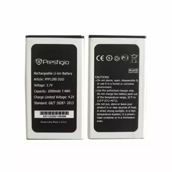 Puhelin Akku sovittaa Prestigio PFP1280 DUO