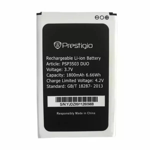 Puhelin Akku PSP3503 DUO sovittaa Prestigio Wize C3
