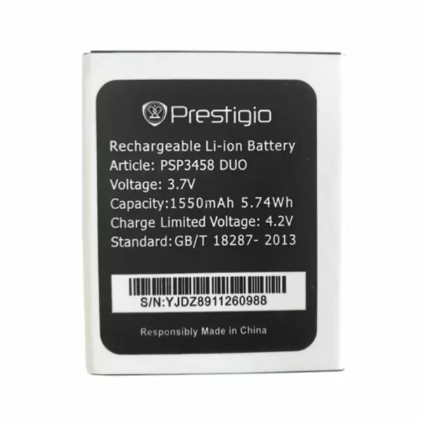 Puhelin Akku PSP3458 DUO sovittaa Prestigio wize O3