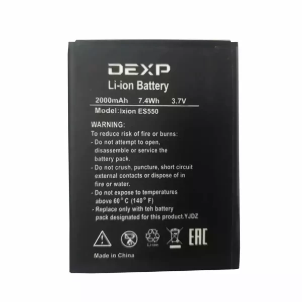 Puhelin Akku sovittaa DEXP Ixion ES550
