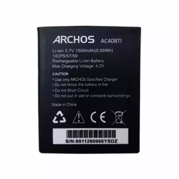 Puhelin Akku sovittaa ARCHOS AC40BTI