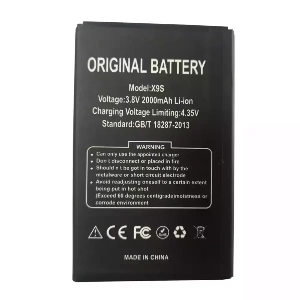 Puhelin Akku sovittaa DOOGEE X9S
