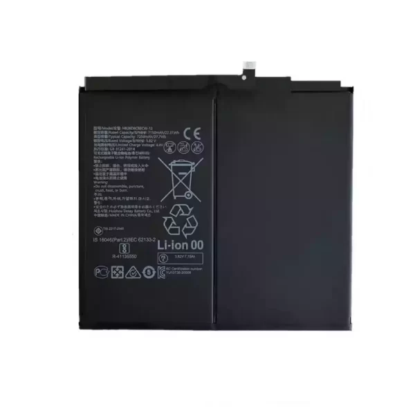 Uudenveroinen Tabletin akku HUAWEI HB26D8C8ECW-12,Matepad 11 DBY-W09-AL00