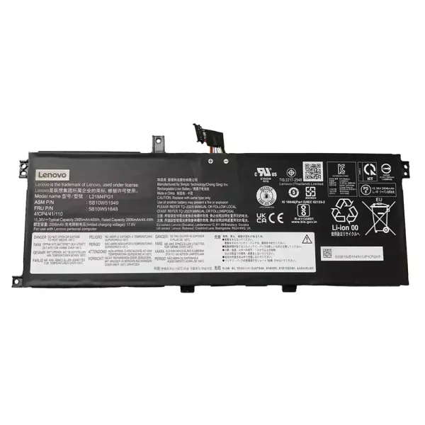 Uudenveroinen kannettavan tietokoneen akku LENOVO L21M4PG1 SB10W51949 5B10W51848