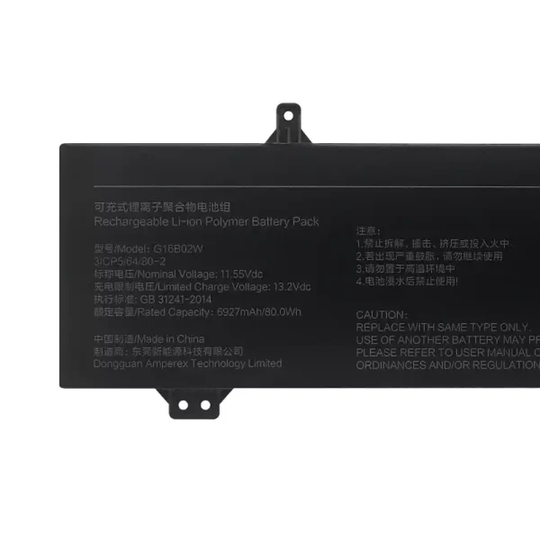 Uudenveroinen kannettavan tietokoneen akku Redmi G16B02W Redmi G 2021 - Image 3