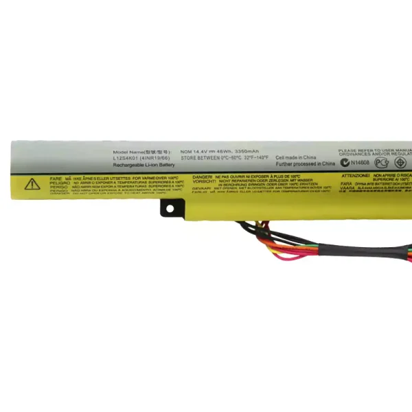 Uudenveroinen kannettavan tietokoneen akku LENOVO L12L4K01 L12S4E21 L12M4E21 L12M4K01 - Image 4