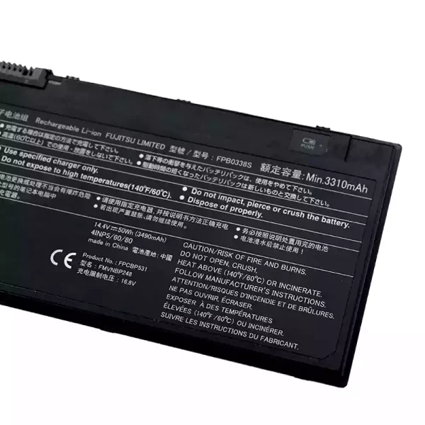 Uudenveroinen kannettavan tietokoneen akku Fujitsu FMVNBP247 FPCBP529 Fujitsu E558 P728 - Image 3