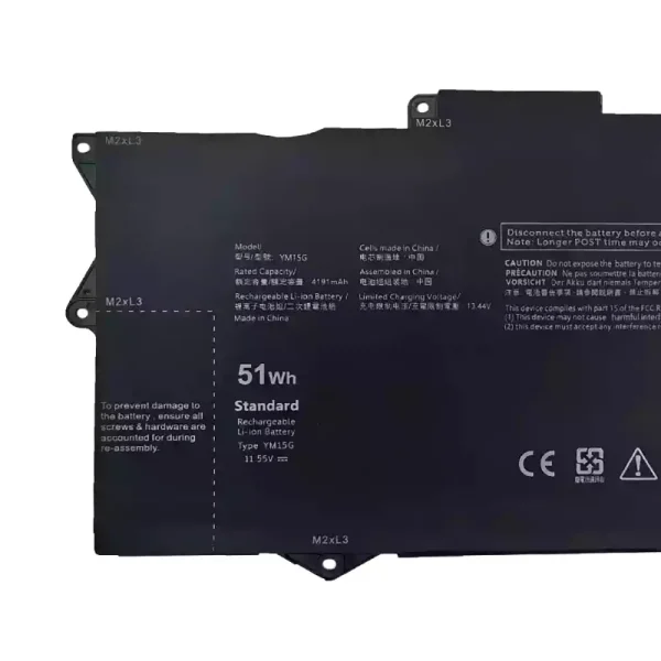 Uudenveroinen kannettavan tietokoneen akku Dell YM15G,Dell XPS 13 9315 2-in-1 - Image 3