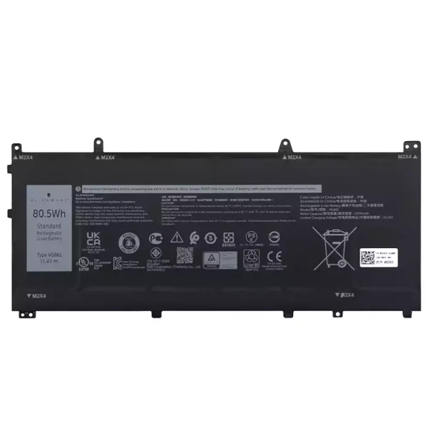 Uudenveroinen kannettavan tietokoneen akku DELL VG661 V4N84,DELL Alienware x14 R1 R2