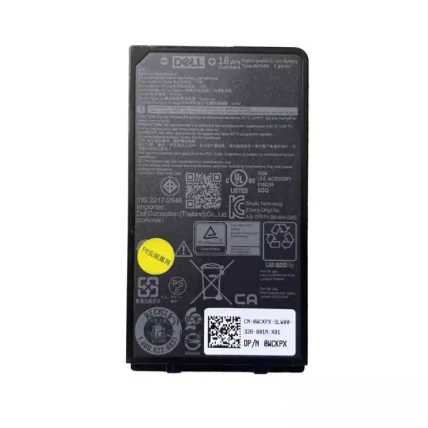 Uudenveroinen kannettavan tietokoneen akku DELL WV9RV WCKPX