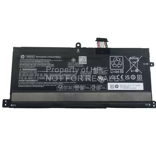 Uudenveroinen kannettavan tietokoneen akku HP WE03XL TPN-IB0X N42575-005 N42388-1E1