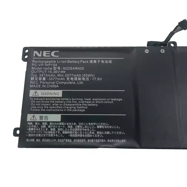Uudenveroinen kannettavan tietokoneen akku NEC PC-VP-WP154 N22SAR400 - Image 2