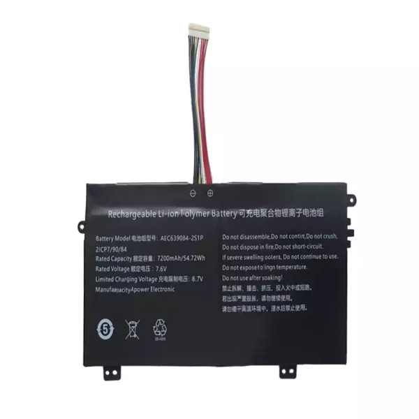 Uudenveroinen kannettavan tietokoneen akku AEC639084-2S1P - Image 3