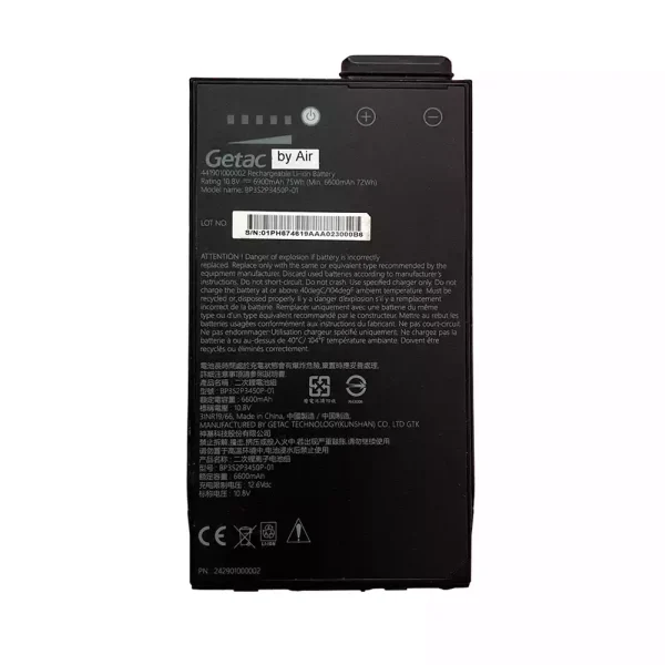 Uudenveroinen kannettavan tietokoneen akku Getac BP3S2P3450P-01 441901000002