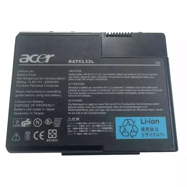 Uudenveroinen kannettavan tietokoneen akku Acer BATCL32L